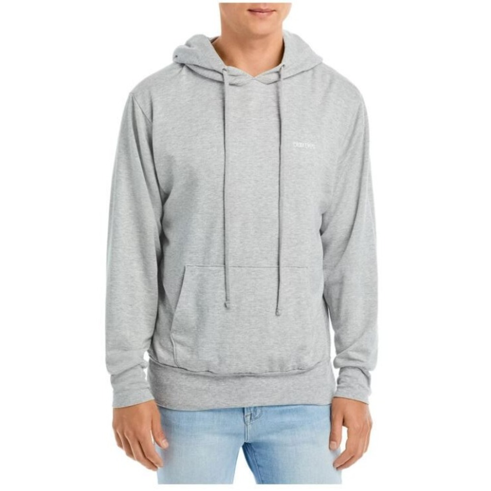 BLOOMIE'S men hoodie sweatshirt 1502FTG24584 rainbow USA made grey sz L $70